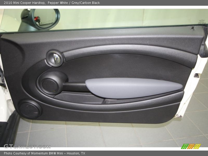 Pepper White / Grey/Carbon Black 2010 Mini Cooper Hardtop