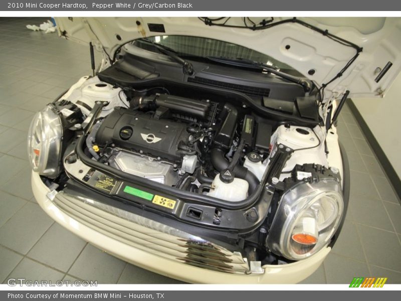 Pepper White / Grey/Carbon Black 2010 Mini Cooper Hardtop