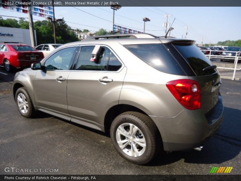 Mocha Steel Metallic / Jet Black 2012 Chevrolet Equinox LT AWD