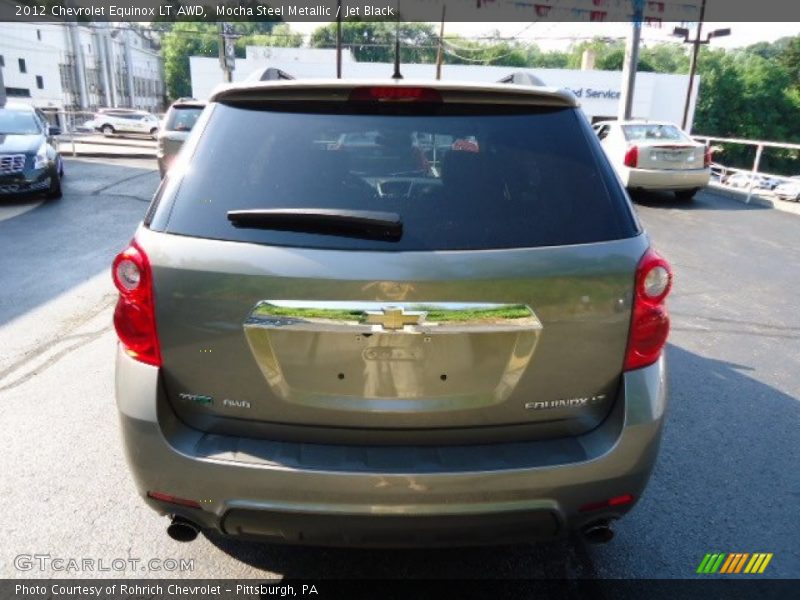 Mocha Steel Metallic / Jet Black 2012 Chevrolet Equinox LT AWD