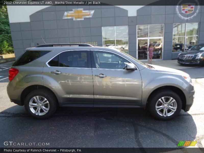 Mocha Steel Metallic / Jet Black 2012 Chevrolet Equinox LT AWD