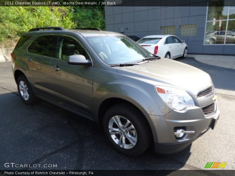 Mocha Steel Metallic / Jet Black 2012 Chevrolet Equinox LT AWD