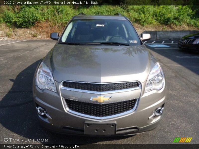 Mocha Steel Metallic / Jet Black 2012 Chevrolet Equinox LT AWD