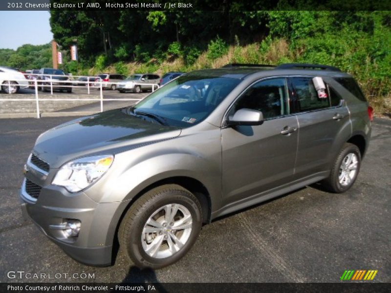Mocha Steel Metallic / Jet Black 2012 Chevrolet Equinox LT AWD