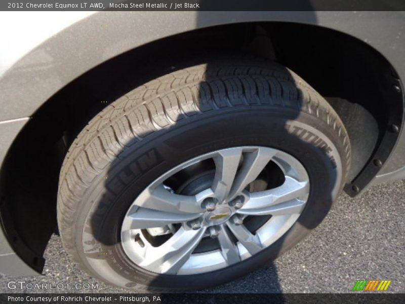 Mocha Steel Metallic / Jet Black 2012 Chevrolet Equinox LT AWD