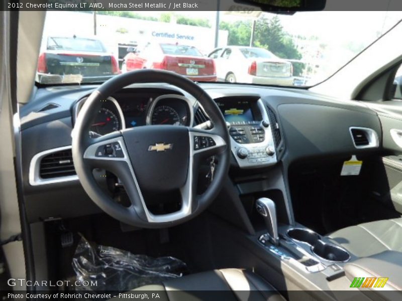 Mocha Steel Metallic / Jet Black 2012 Chevrolet Equinox LT AWD