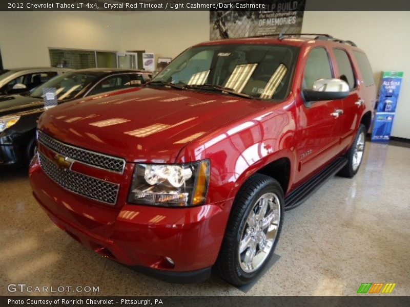 Crystal Red Tintcoat / Light Cashmere/Dark Cashmere 2012 Chevrolet Tahoe LT 4x4
