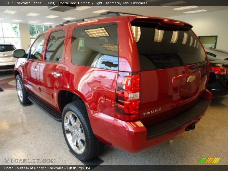 Crystal Red Tintcoat / Light Cashmere/Dark Cashmere 2012 Chevrolet Tahoe LT 4x4