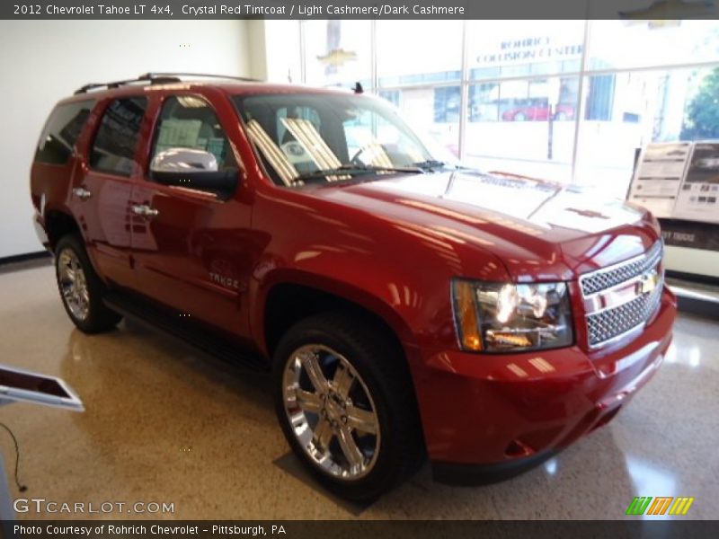 Crystal Red Tintcoat / Light Cashmere/Dark Cashmere 2012 Chevrolet Tahoe LT 4x4