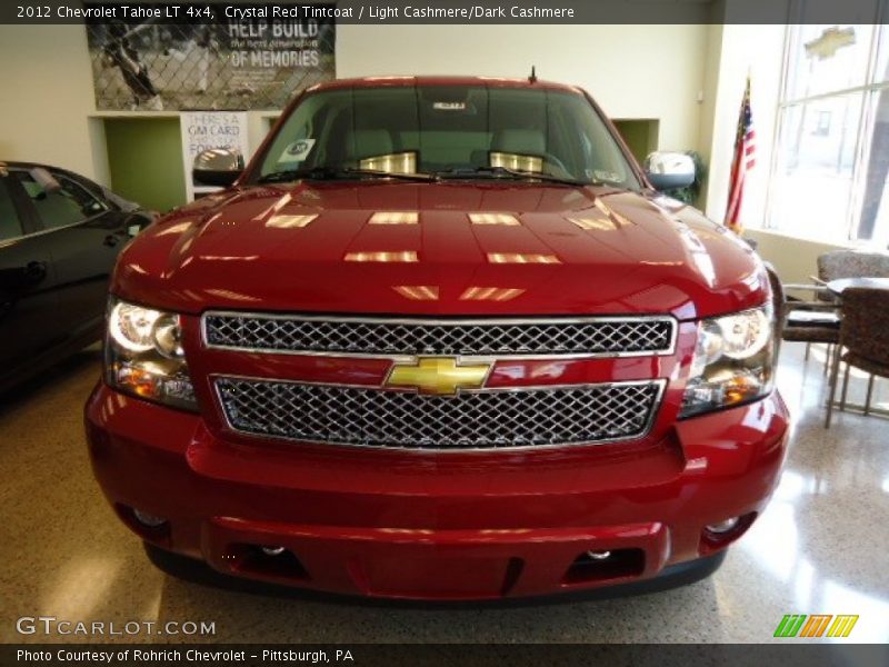 Crystal Red Tintcoat / Light Cashmere/Dark Cashmere 2012 Chevrolet Tahoe LT 4x4
