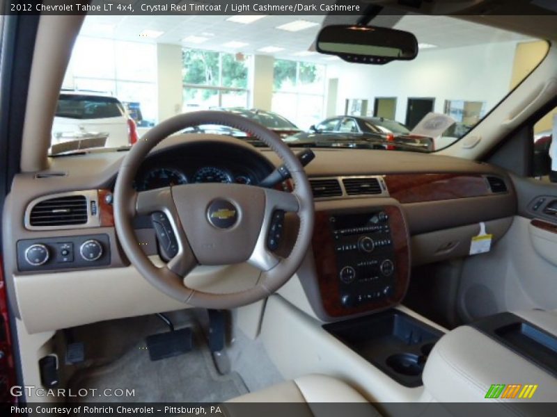Crystal Red Tintcoat / Light Cashmere/Dark Cashmere 2012 Chevrolet Tahoe LT 4x4