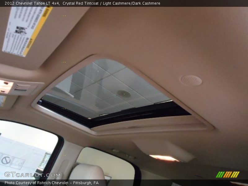 Crystal Red Tintcoat / Light Cashmere/Dark Cashmere 2012 Chevrolet Tahoe LT 4x4