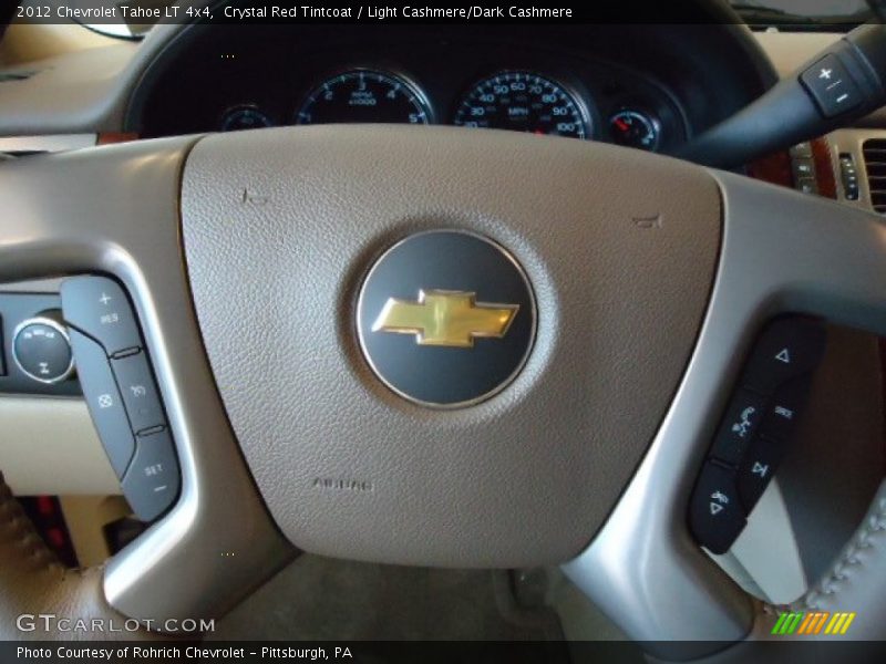 Crystal Red Tintcoat / Light Cashmere/Dark Cashmere 2012 Chevrolet Tahoe LT 4x4