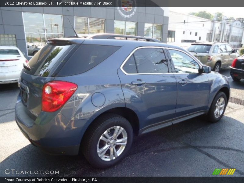 Twilight Blue Metallic / Jet Black 2012 Chevrolet Equinox LT