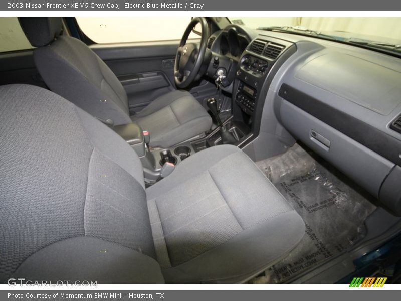  2003 Frontier XE V6 Crew Cab Gray Interior