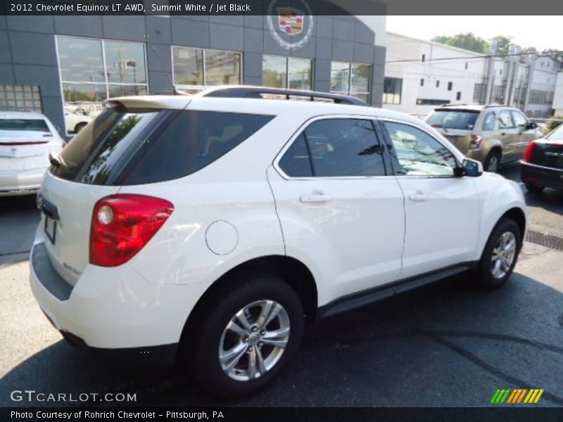 Summit White / Jet Black 2012 Chevrolet Equinox LT AWD
