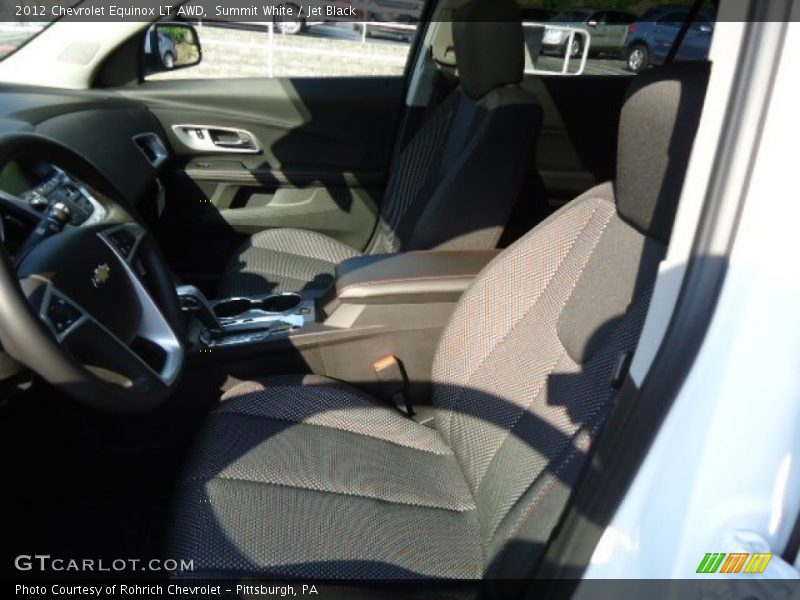 Summit White / Jet Black 2012 Chevrolet Equinox LT AWD