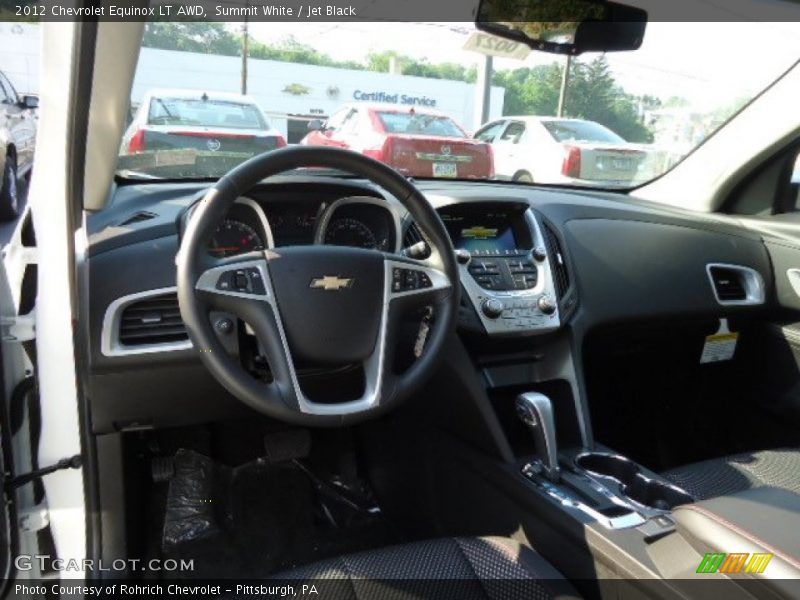 Summit White / Jet Black 2012 Chevrolet Equinox LT AWD