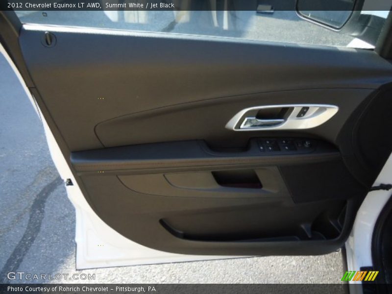 Summit White / Jet Black 2012 Chevrolet Equinox LT AWD