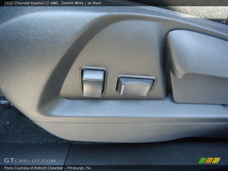 Summit White / Jet Black 2012 Chevrolet Equinox LT AWD