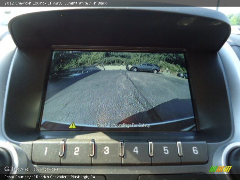 Summit White / Jet Black 2012 Chevrolet Equinox LT AWD