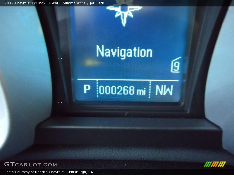 Summit White / Jet Black 2012 Chevrolet Equinox LT AWD