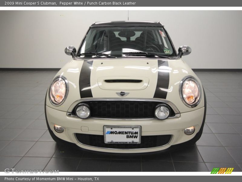 Pepper White / Punch Carbon Black Leather 2009 Mini Cooper S Clubman