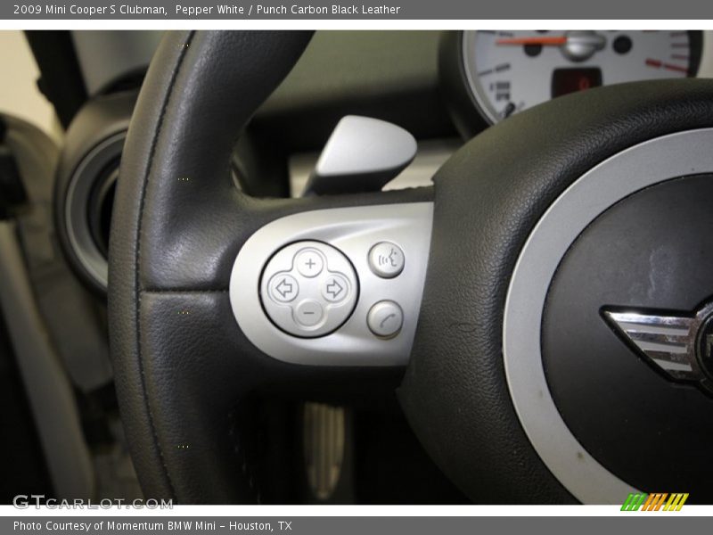 Pepper White / Punch Carbon Black Leather 2009 Mini Cooper S Clubman