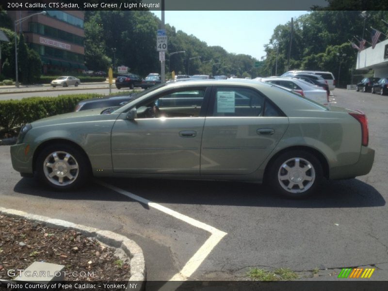 Silver Green / Light Neutral 2004 Cadillac CTS Sedan
