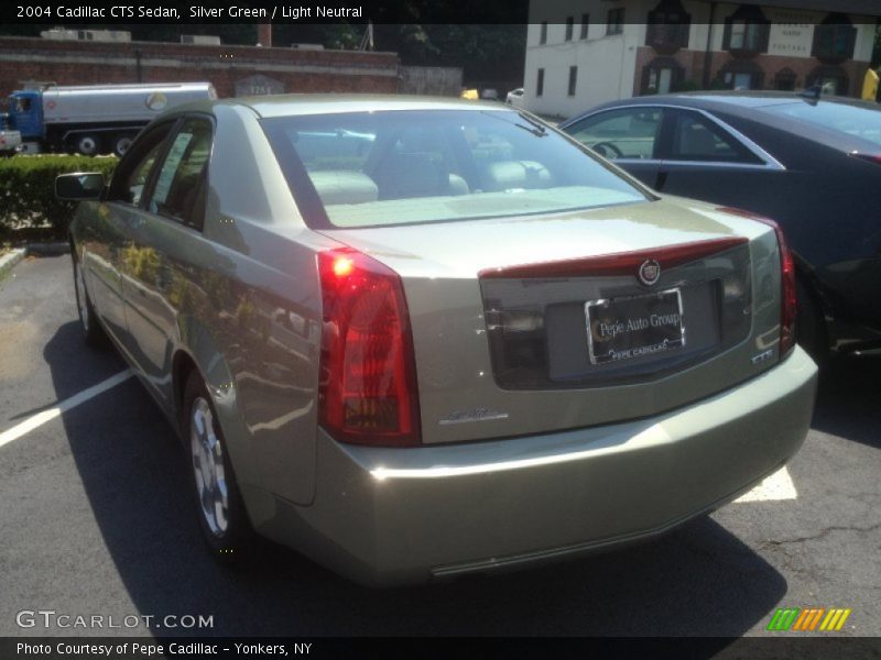 Silver Green / Light Neutral 2004 Cadillac CTS Sedan
