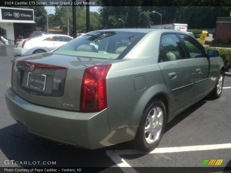 Silver Green / Light Neutral 2004 Cadillac CTS Sedan