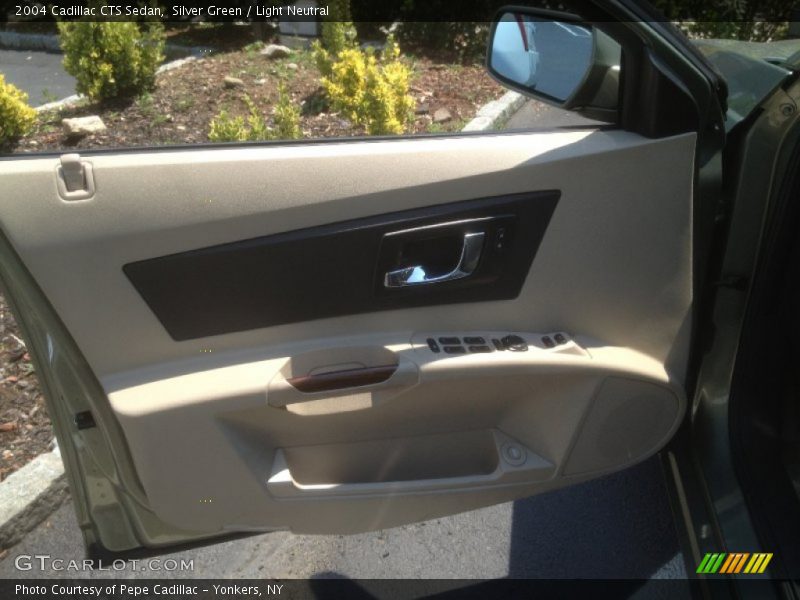 Silver Green / Light Neutral 2004 Cadillac CTS Sedan