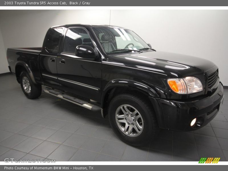 Black / Gray 2003 Toyota Tundra SR5 Access Cab