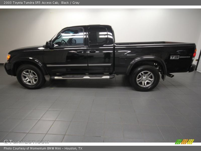 Black / Gray 2003 Toyota Tundra SR5 Access Cab