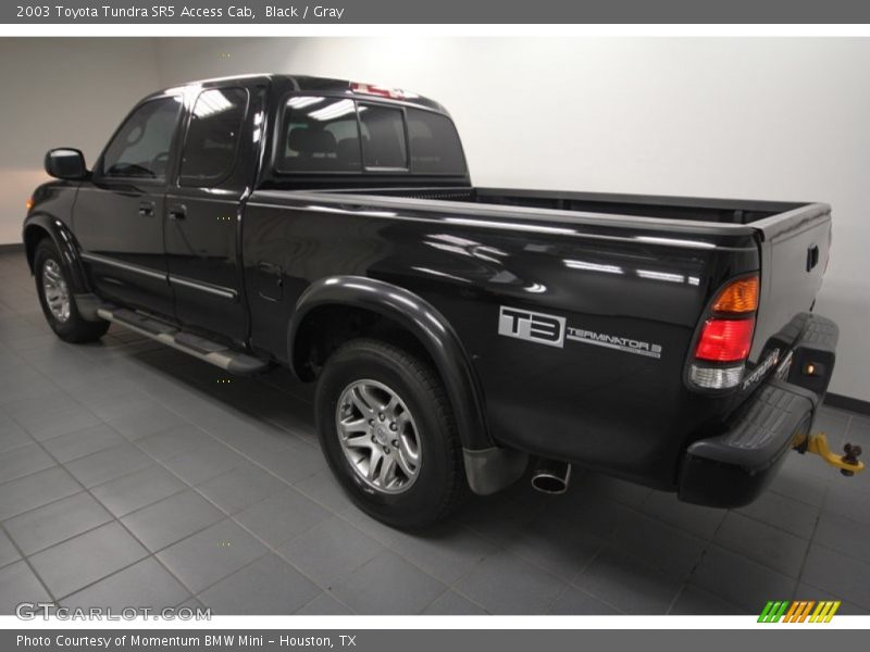 Black / Gray 2003 Toyota Tundra SR5 Access Cab