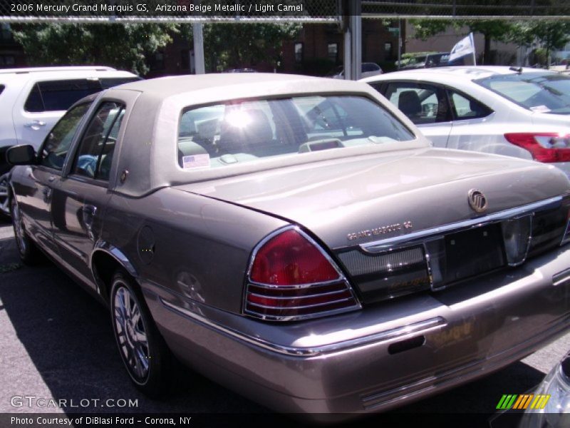 Arizona Beige Metallic / Light Camel 2006 Mercury Grand Marquis GS