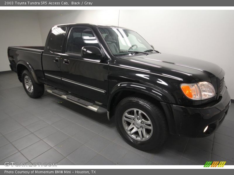 Black / Gray 2003 Toyota Tundra SR5 Access Cab
