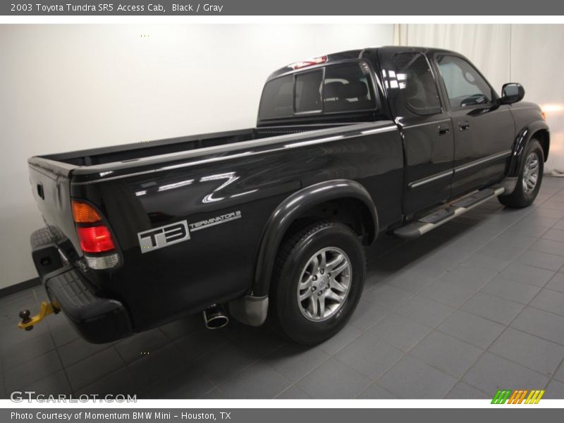 Black / Gray 2003 Toyota Tundra SR5 Access Cab