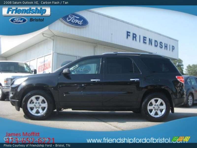 Carbon Flash / Tan 2008 Saturn Outlook XE