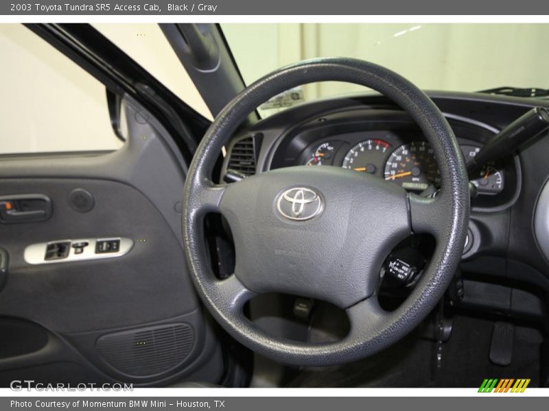 Black / Gray 2003 Toyota Tundra SR5 Access Cab