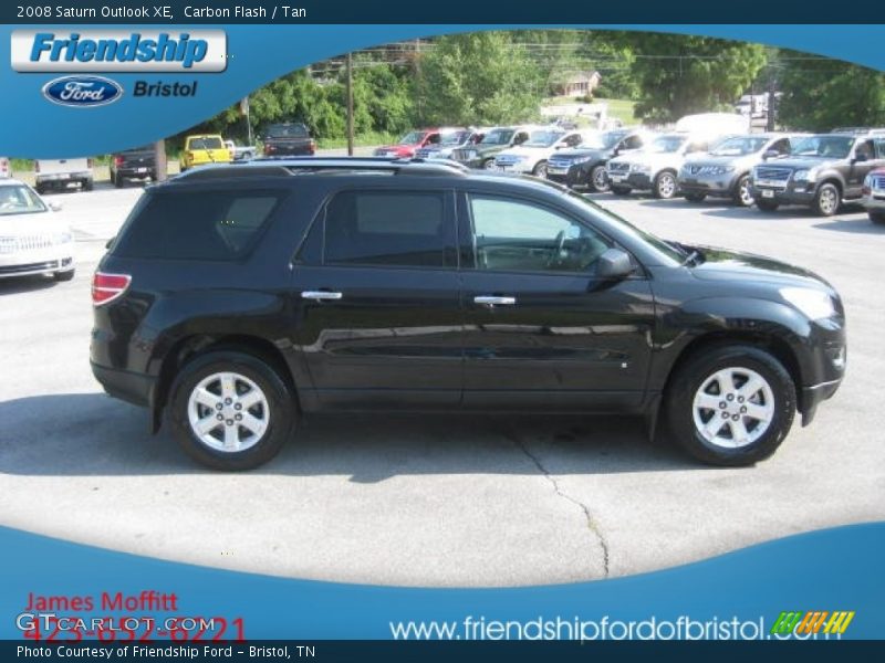 Carbon Flash / Tan 2008 Saturn Outlook XE