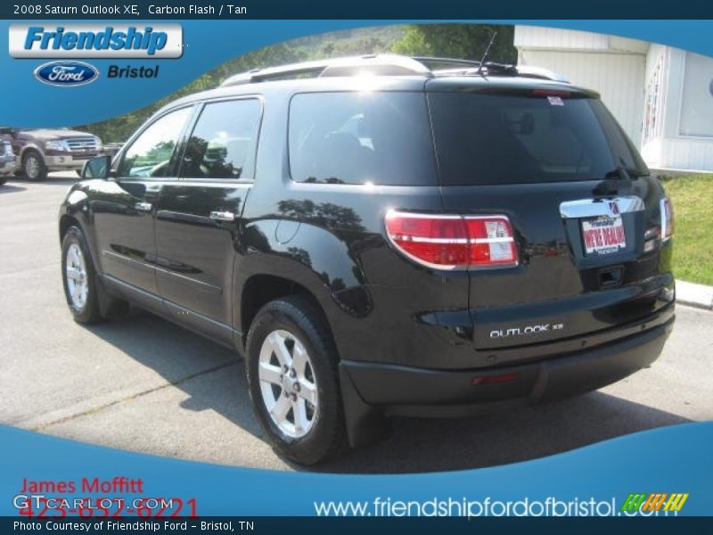 Carbon Flash / Tan 2008 Saturn Outlook XE