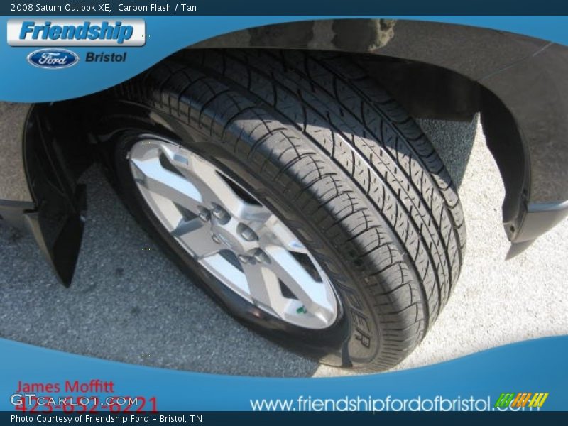Carbon Flash / Tan 2008 Saturn Outlook XE