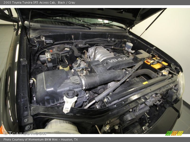 Black / Gray 2003 Toyota Tundra SR5 Access Cab