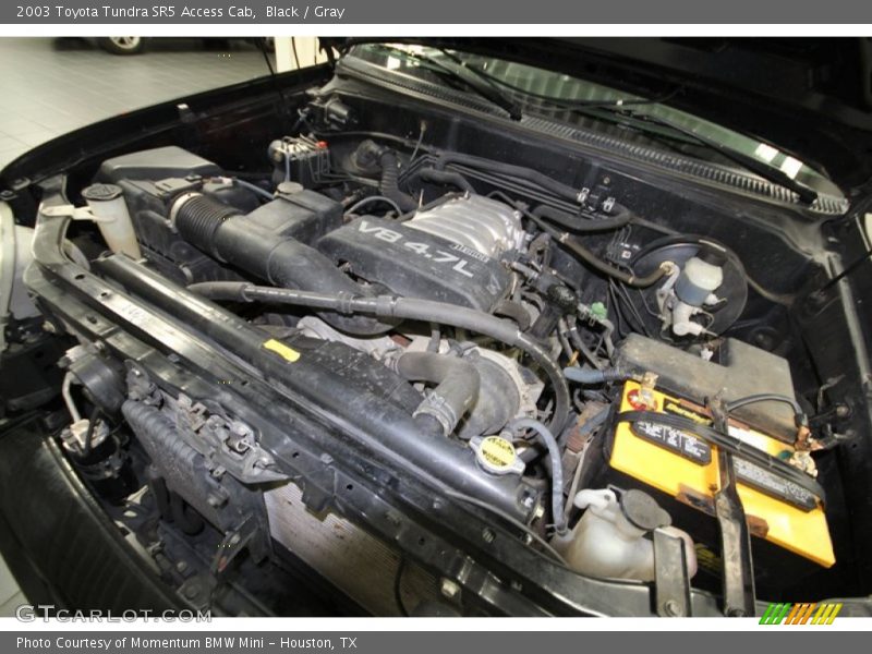 Black / Gray 2003 Toyota Tundra SR5 Access Cab