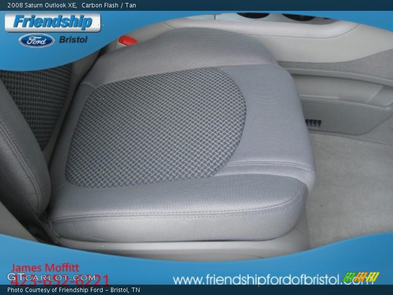Carbon Flash / Tan 2008 Saturn Outlook XE