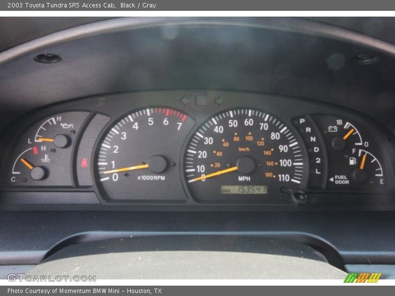 Black / Gray 2003 Toyota Tundra SR5 Access Cab