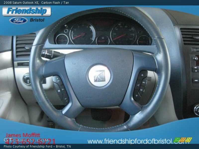 Carbon Flash / Tan 2008 Saturn Outlook XE