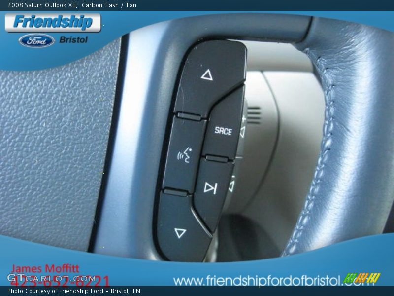 Carbon Flash / Tan 2008 Saturn Outlook XE