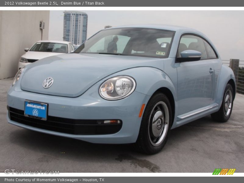 Denim Blue / Titan Black 2012 Volkswagen Beetle 2.5L